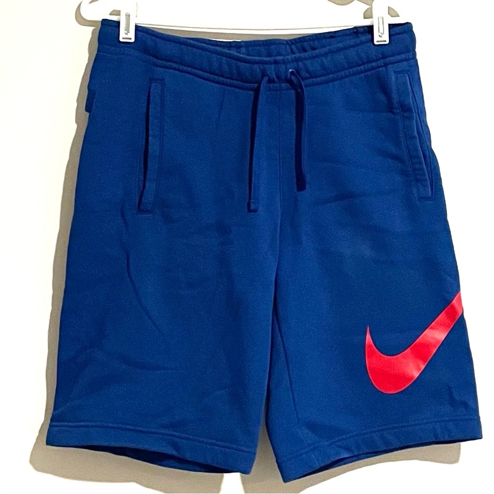 Nike Men’s Size S Small Shorts Blue Red Sportswear Basketball Pockets